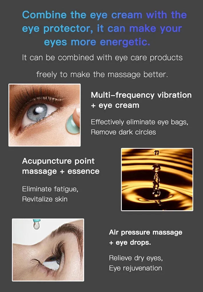 Eyes Vibration Massager Led Therapy Akne - Bellarte Enchanté Eyes Vibration Massager Led Therapy Akne